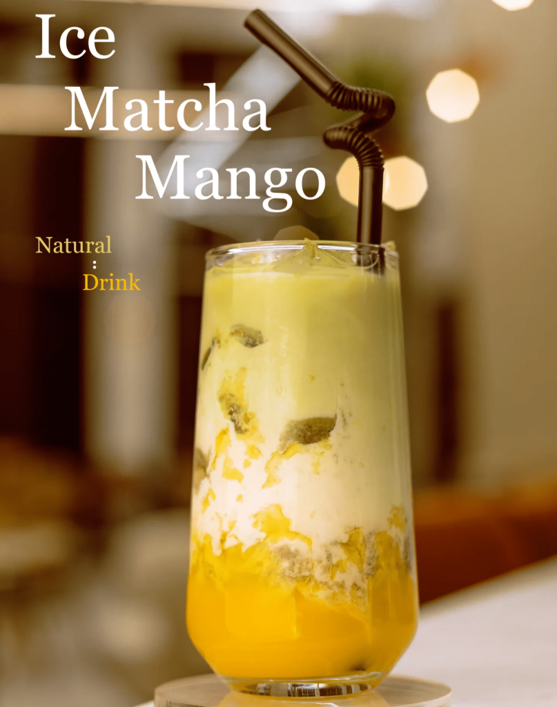 Iced Matcha Mango