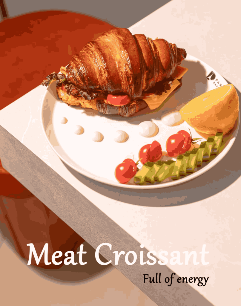 Meat croissant