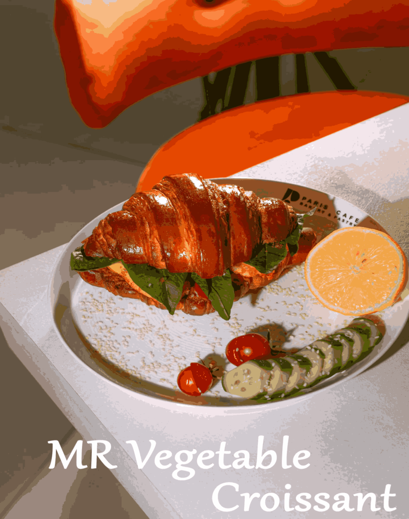 Vegetable croissant