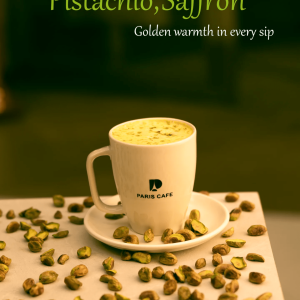 Saffron Pistachio Latte
